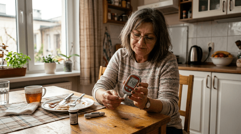 Hipoglikemia reaktywna — objawy, przyczyny i co zjeść