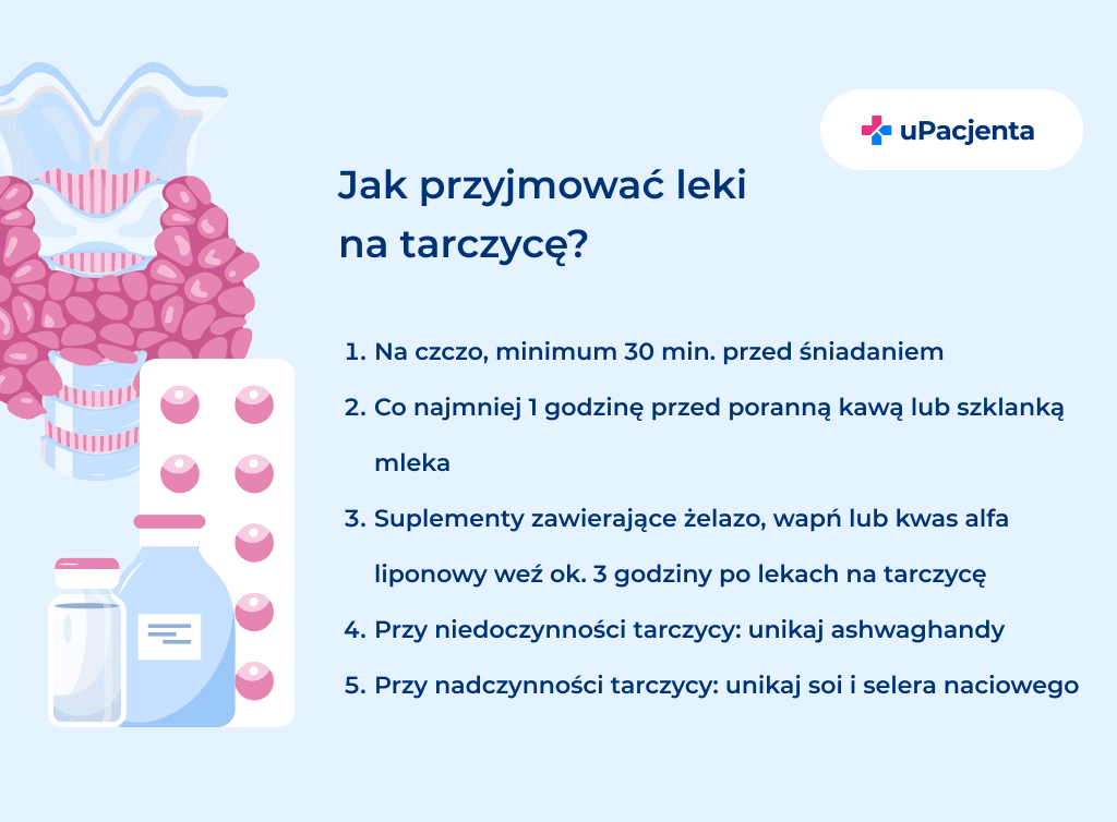 Jak przyjmować leki na tarczycę?