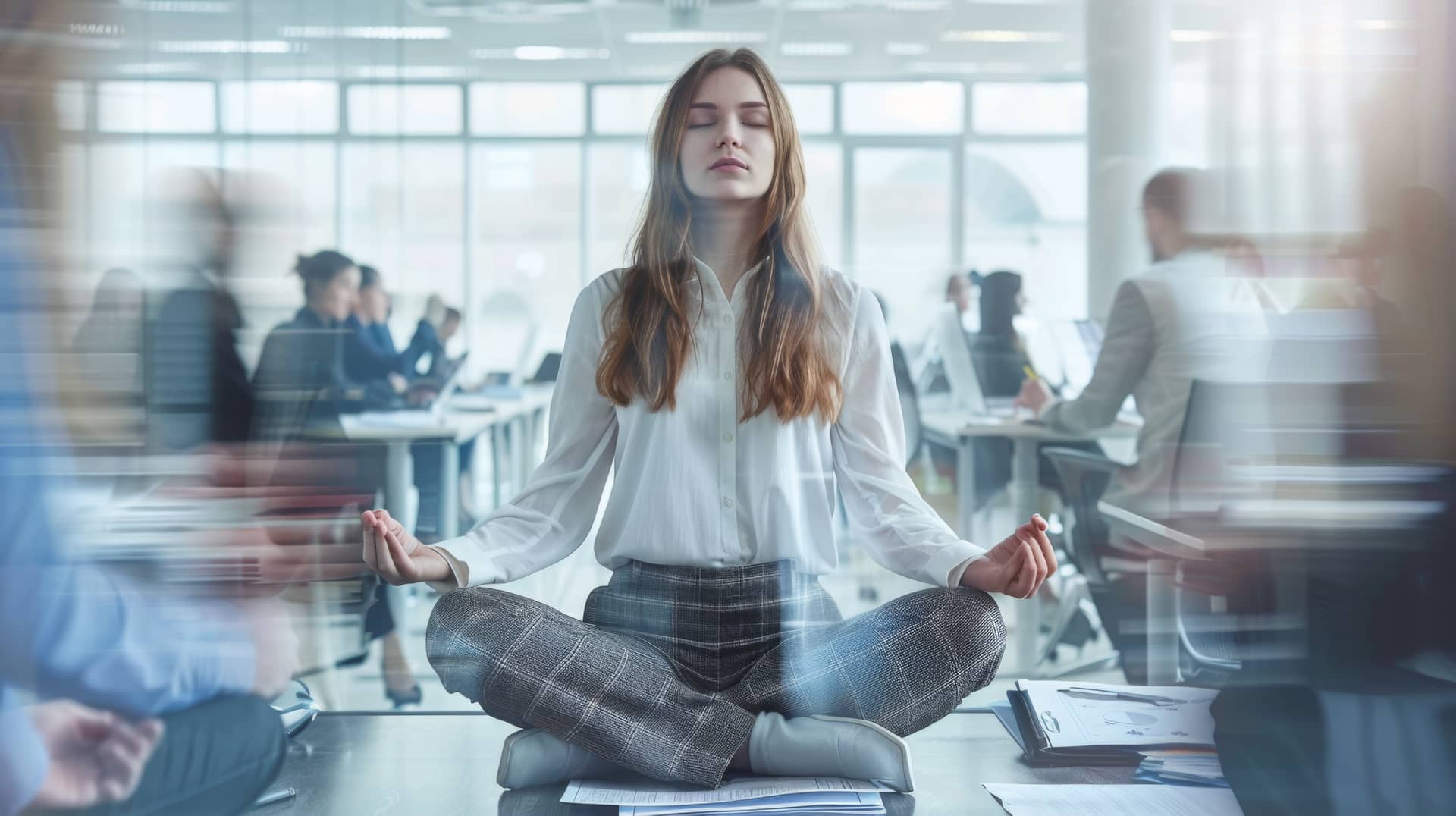 kobieta_medytuje_w_biurze
